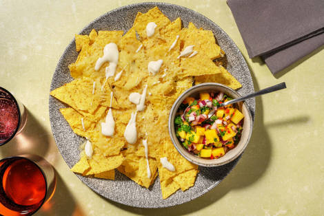 Nachos med spicy mangosalsa