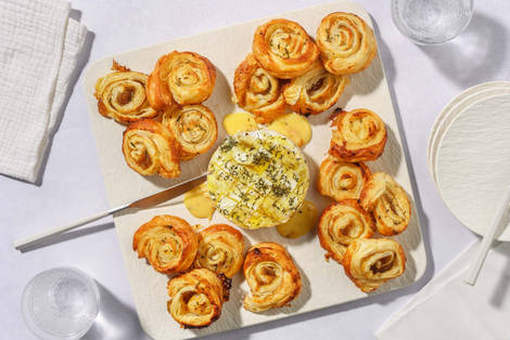 Honey and Rosemary Baked Camembert