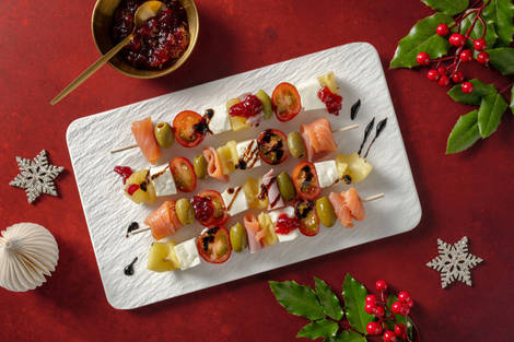 Christmas Antipasti Skewers