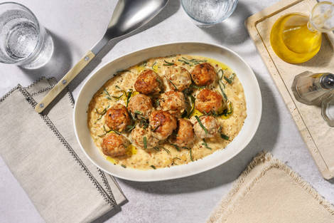 Polpette di pollo cremose stile alla genovese
