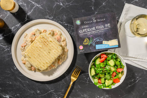 Cully & Sully Fish Pie with Side Salad