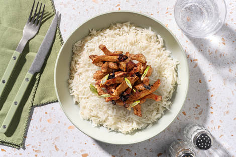 Stir Fry mit Bio-Hähnchenstreifen