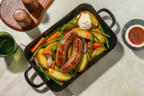 Family Favourite Thyme Roasted Cumberland Sausages