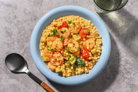 Couscous perlato alle mazzancolle stile 'fregula'