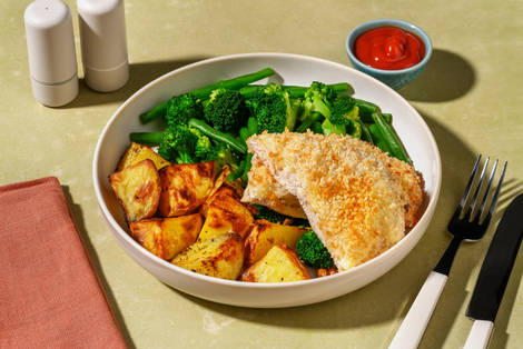 Crispy Cheese Topped Chicken