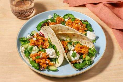 Swift Chermoula-Coconut Chickpea & Haloumi Tacos