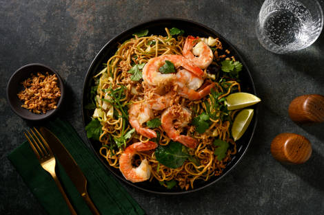 Ginger Tofu & Sesame Noodle Salad