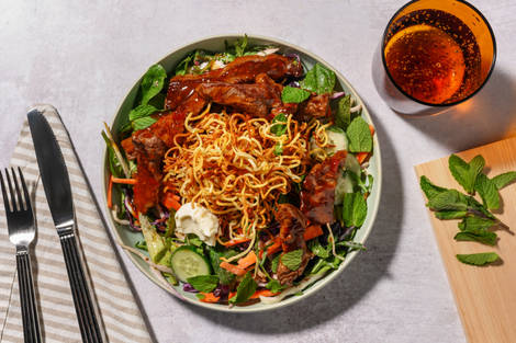 Speedy Sweet Chilli Beef & Sesame Salad