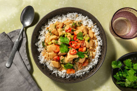 Tom Yum Double Chicken & Peanut Coconut Curry 