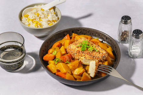 Japanese Crumbed Tofu & Golden Curry