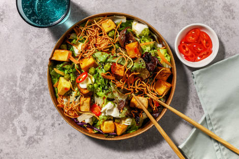 Sweet Chilli Tofu & Japanese-Style Salad