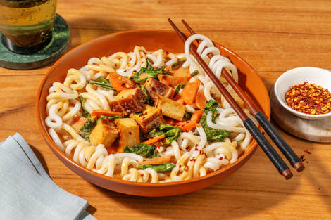 Double Sweet Soy Tofu & Katsu Udon Noodles