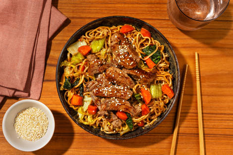 Sweet Chilli Beef Noodle Stir-Fry