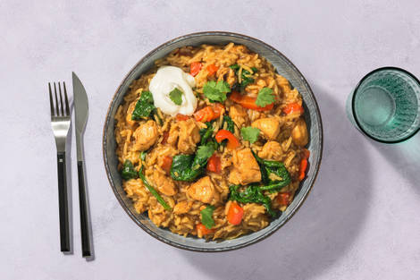 One-Pot Indian Chicken & Veggie Biryani 