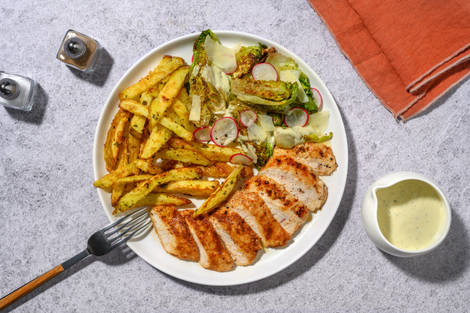 Classic Double Chicken & Grilled Cos Heart Wedges