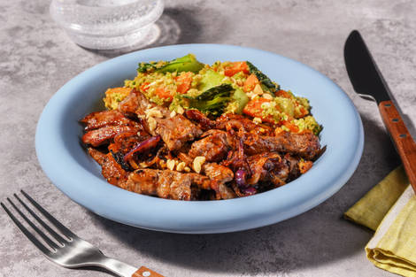 Fragrant Double Pepper Beef Stir-Fry