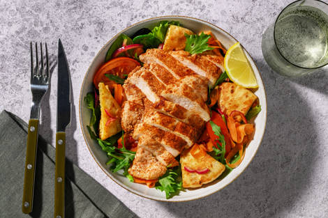 Spiced Chicken & Fattoush-Style Salad
