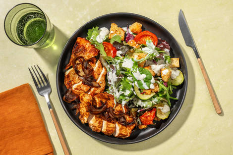 Aussie Chicken & Cheesy Crouton Salad