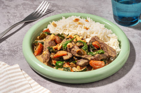 Double Malaysian Beef & Roast Veggie Curry