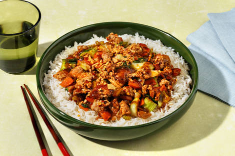 Thai Ginger Pork & Veggie Larb