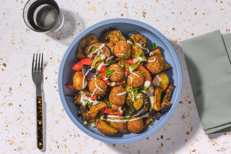 Falafel met zhoug en witte kaas