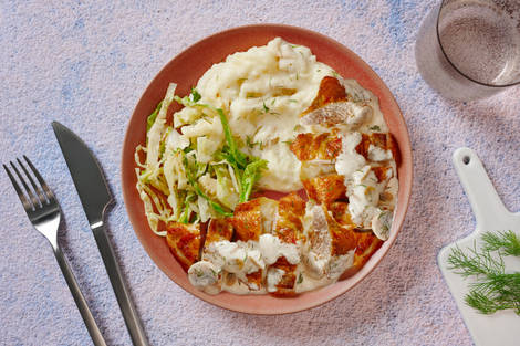 Swedish Style Creamy Dill Salmon