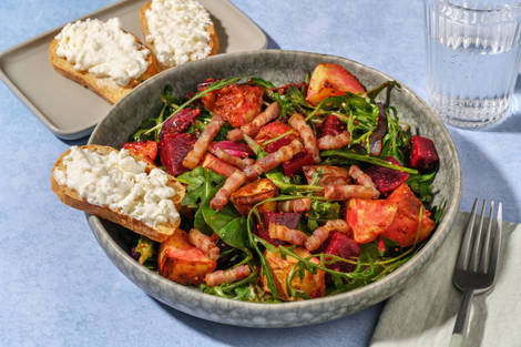 Honeyed Goat's Cheese and Ciabatta Toasts