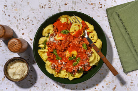 Tortelloni à la bolognaise et Parmigiano Reggiano
