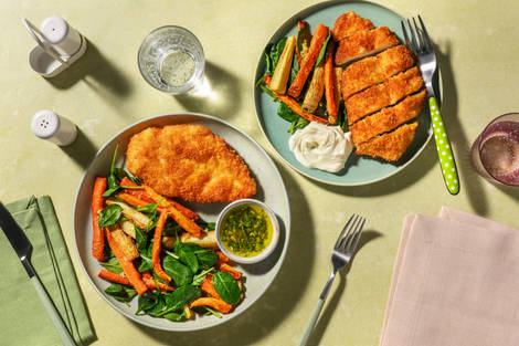 Sprød 'kylling Milanese'