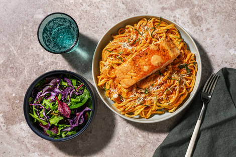 Cremet tomat-basilikumlaks