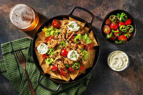 Speciale Tex-Mex - pulled chicken, nachos e guacamole