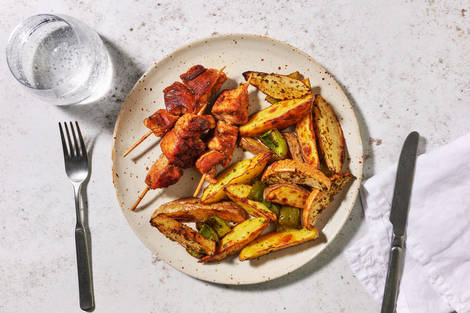 Pinchitos de pollo con aderezo al estilo cajún