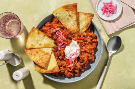 Bœuf & haricots mijotés à la texane