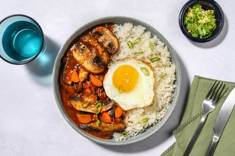 Portobellos sauce miso-soja à la coréenne