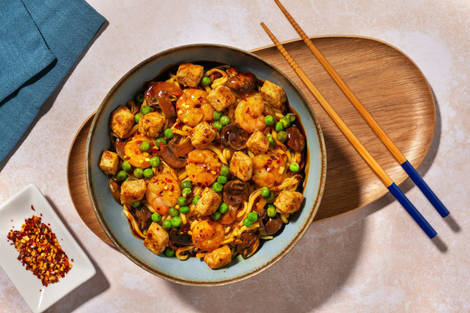 Chicken and King Prawn Singapore Style Noodles