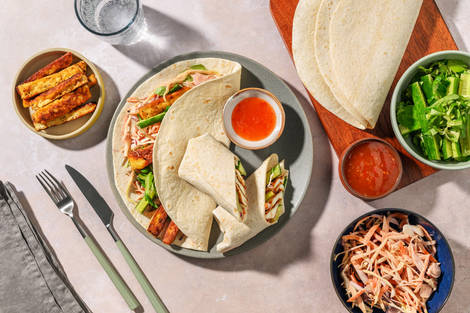 Cajun Spiced Golden Cheese Wraps