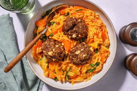 Bifteki mit Hirtenkäse aus dem Airfryer