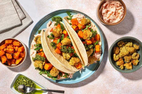 Falafel and Butternut Wraps