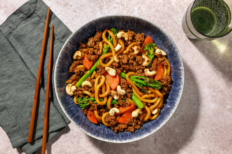 One Pan Hoisin Double Beef Udon