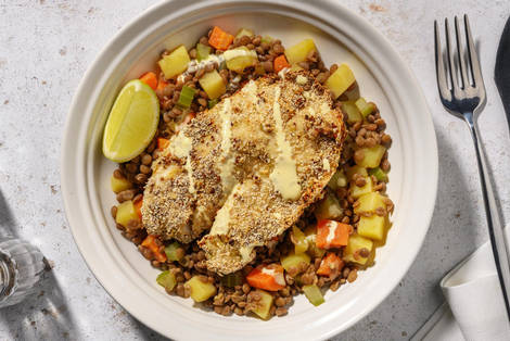 Pangasius mit Senfkruste aus dem Airfryer