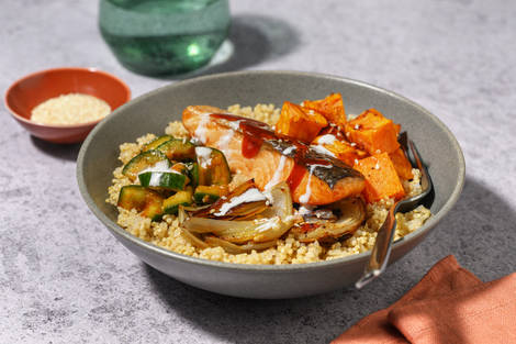 Gochujang Irish Chicken Breast Quinoa Poke Bowl