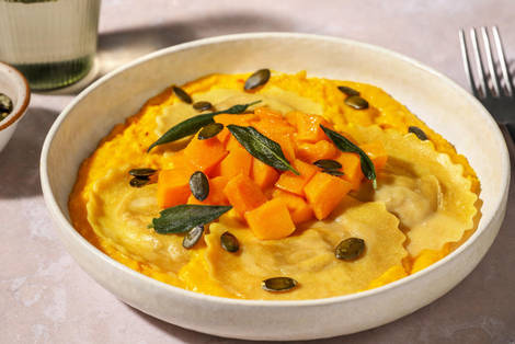 Girasole in cremiger Hokkaido-Soße