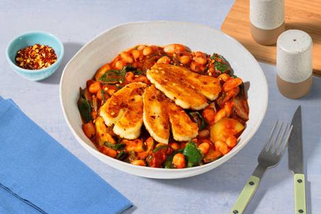 Greek Inspired Honey Glazed Halloumi 