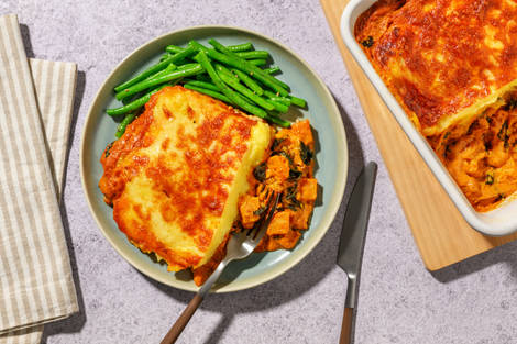 Korma Spiced Butternut Squash Pie