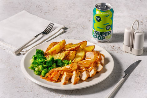 Hähnchenfilets in sticky Orangen-Zwiebelsoße