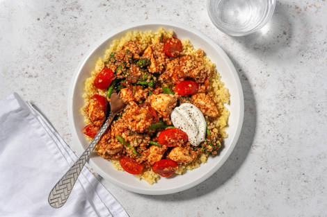 Quick Spicy Chicken Bulgur