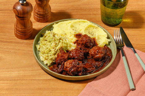 Baked Beef and Apple Meatballs