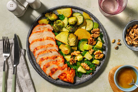 Mexikanisches Piri-Piri-Hähnchen mit Ofengemüse