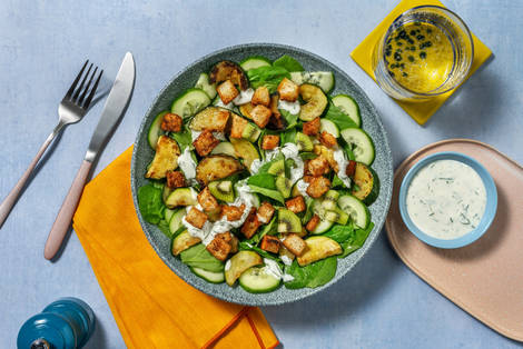 Green Goddess Salad mit Kiwi