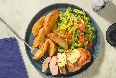 Bio-Hähnchenbrust mit frischer Estragonbutter